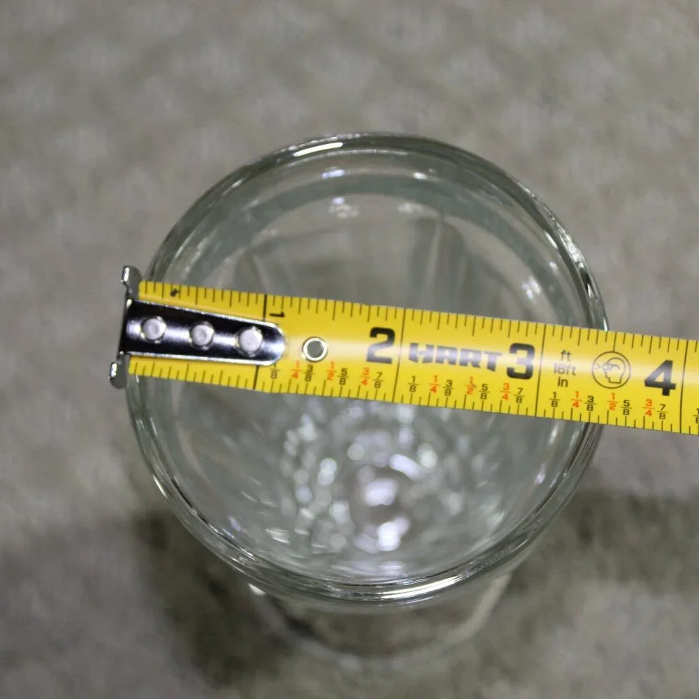Set of 4 Clear 7.5
